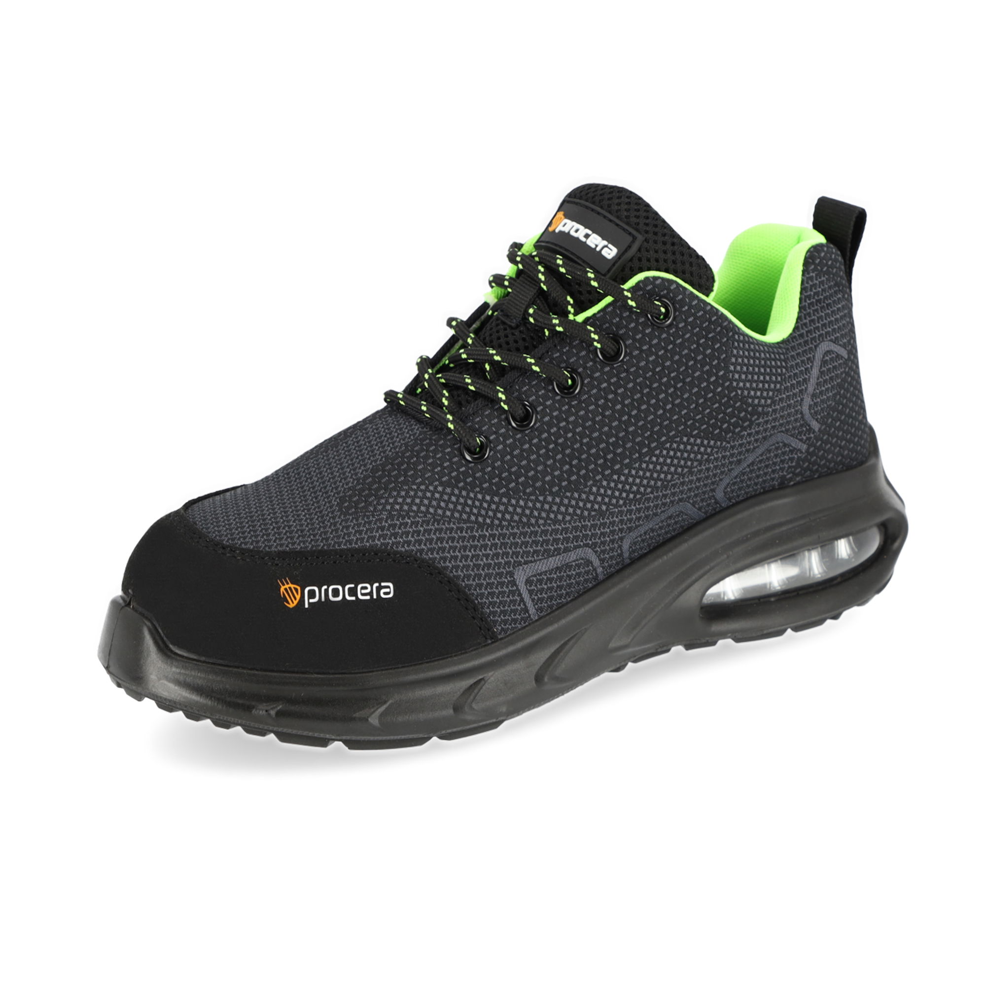 Procera Texo-Air Step SB SRC Munkavédelmi Cipő szürke/lime termék fő termékképe
