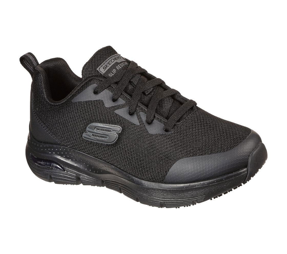 Skechers Arch Fit SR női munkacipő fekete SRC OB FO ESD termék fő termékképe