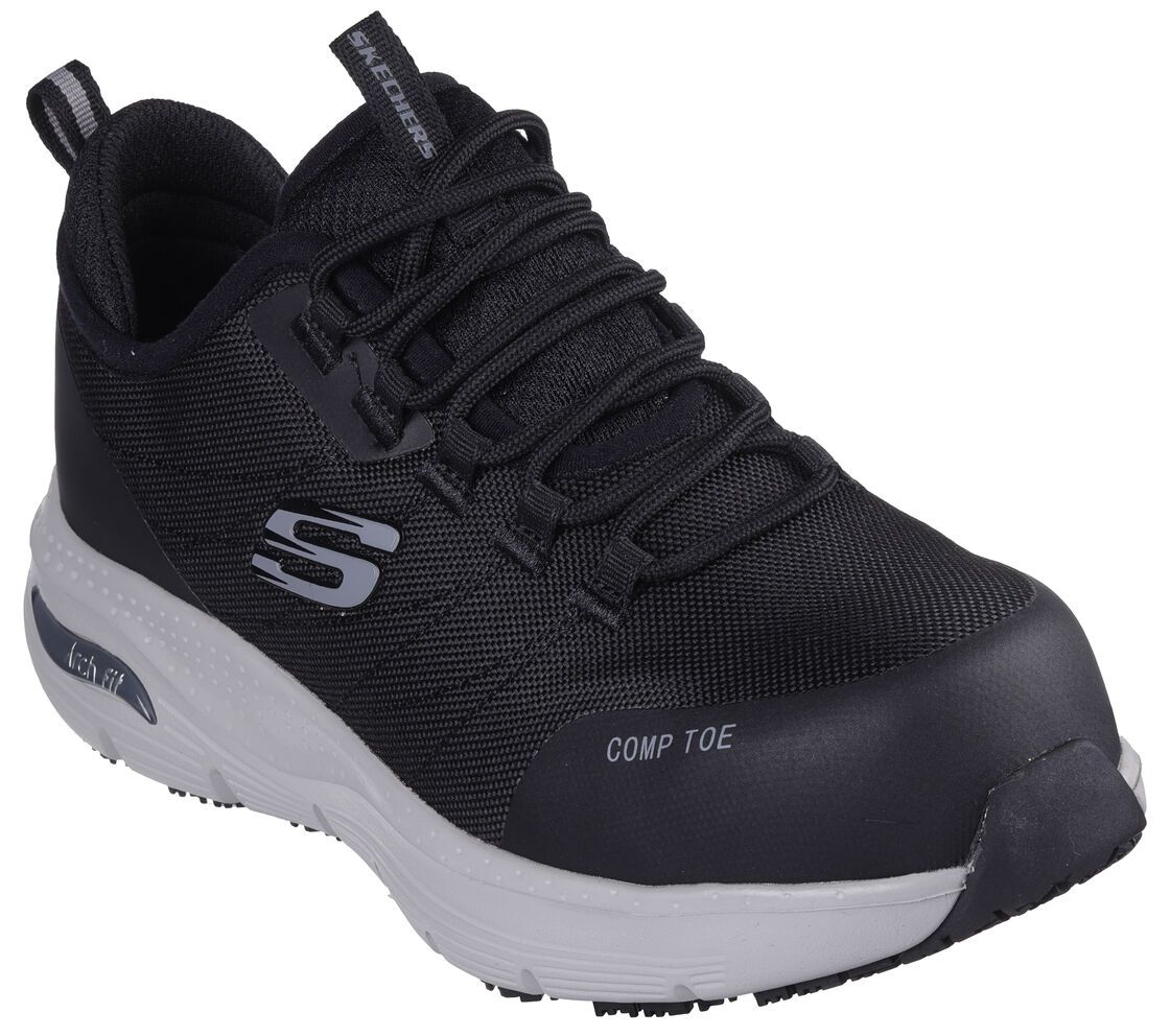 Skechers ARCH FIT SR - EBINAL S3 SRC fekete/szürke védőcipő Női termék fő termékképe