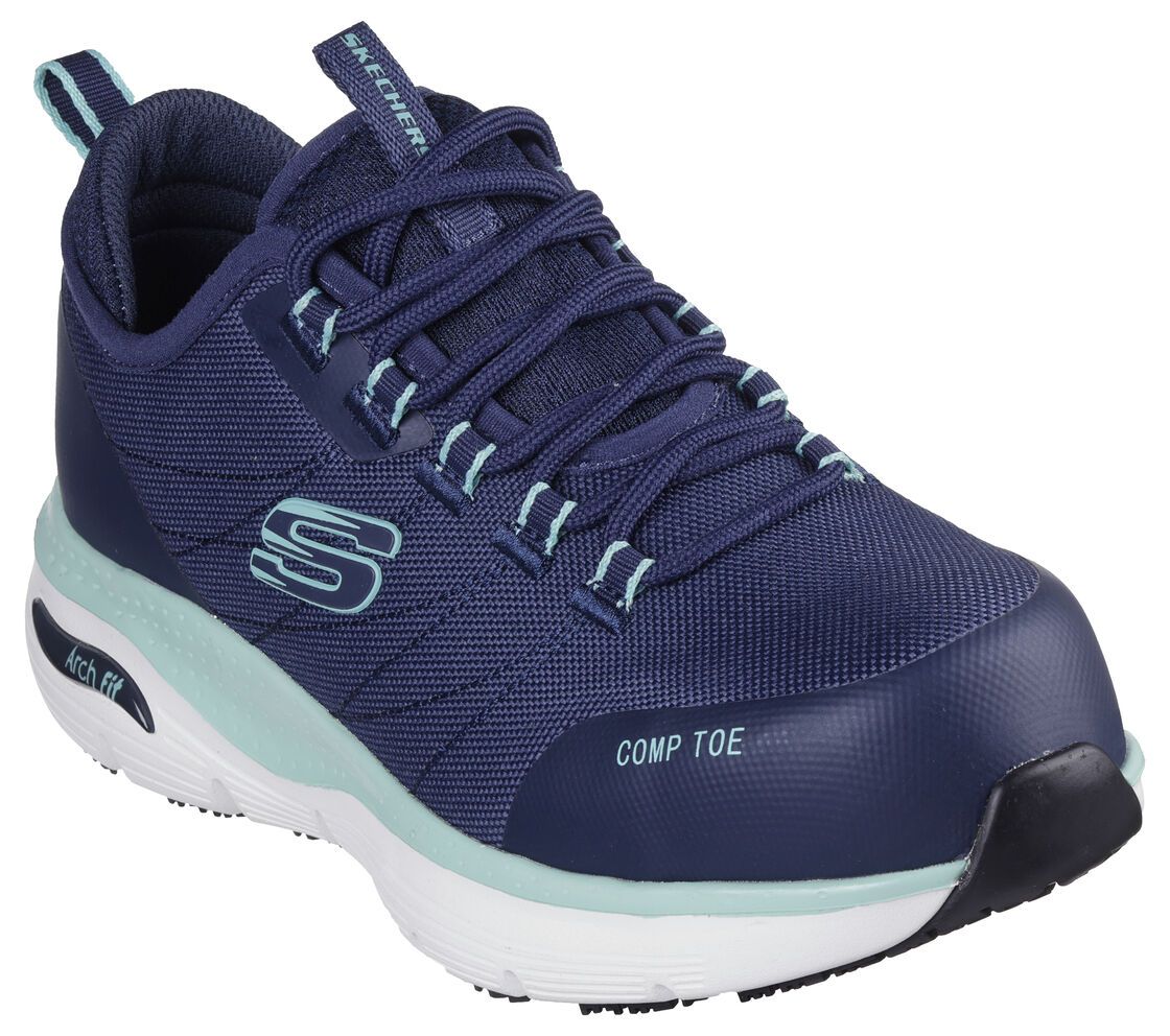 Skechers ARCH FIT SR - EBINAL S3 SRC lila/kék védőcipő Női termék fő termékképe