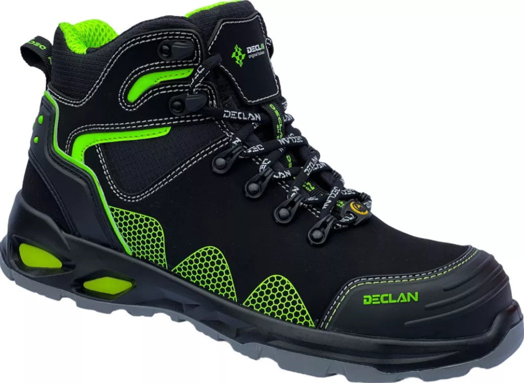 Declan 5980 KONDENZ S3 ESD SR védőbakancs zöld-fekete termék fő termékképe