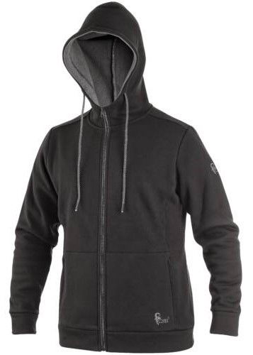 CXS Harrison kapucnis pulóver fekete/szürke termék fő termékképe