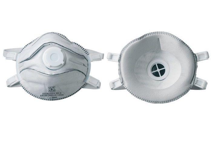 SupAir FFP2 SL VO aktívszenes szelepes maszk termék fő termékképe