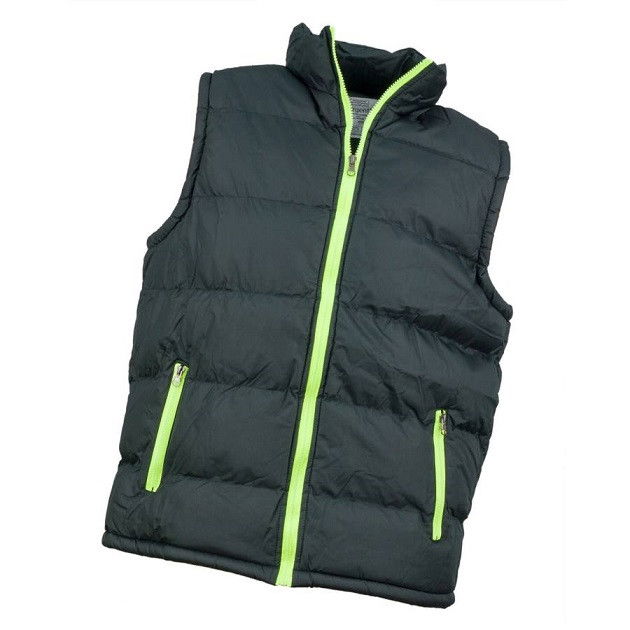 Urgent BZR-308 Mellény bélelt fekete-zöld termék fő termékképe