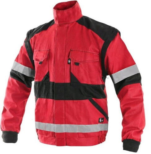 Luxy Bright kabát fényvisszaverős piros termék fő termékképe