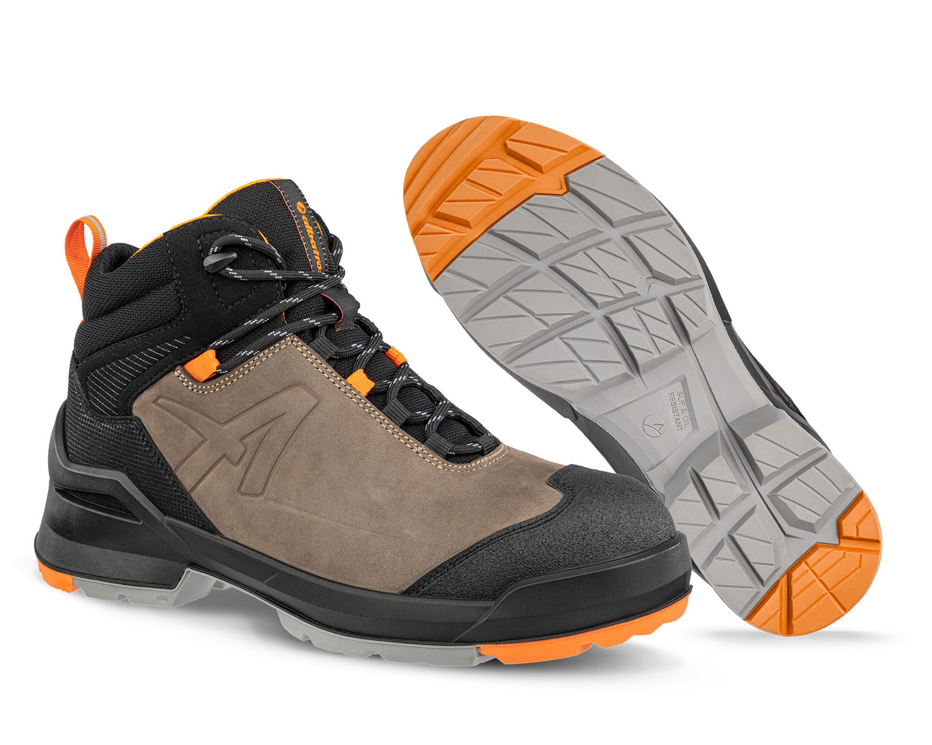 Albatros Taraval Brown Mid S3L ESD FO SR munkavédelmi bakancs termék fő termékképe