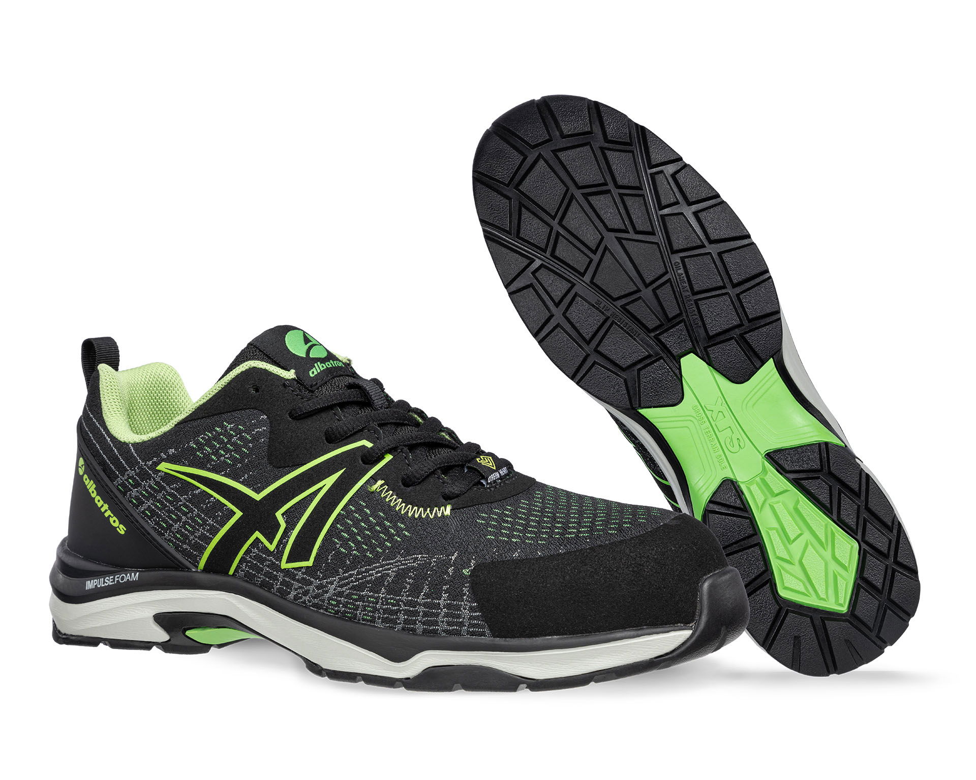Albatros Splendid Green GH Low S1P ESD HRO SRC munkavédelmi cipő termék fő termékképe