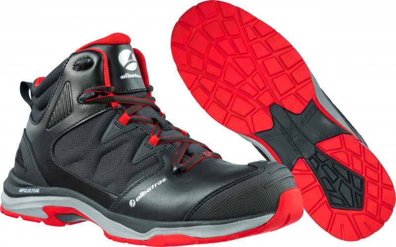 Albatros Ultratrail Black Mid S3 ESD HRO SRC munkavédelmi bakancs termék fő termékképe