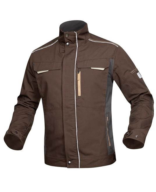 Ardon Urban+ munkakabát szellőzőnyílásokkal, barna termék fő termékképe