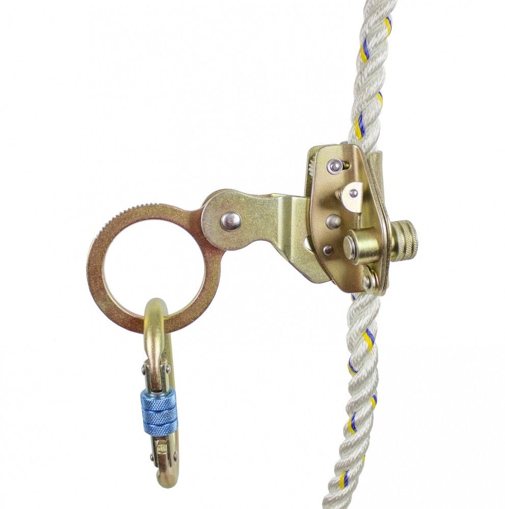 Irudek Ergostop zuhanásgátló, csúszó esésgátló eszköz 14 mm-es +20m kötél termék fő termékképe