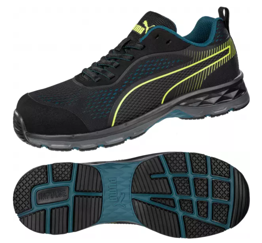 Puma Safety Puma Fuse Knit Black WNS Low S1P ESD HRO SRC munkavédelmi cipő termék fő termékképe