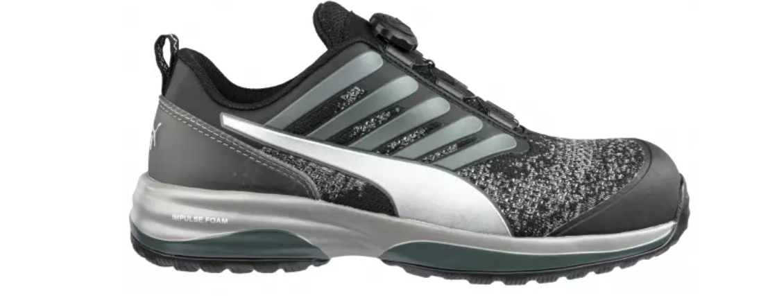 Puma Charge Black Low S1P ESD HRO SRC - szürke termék fő termékképe