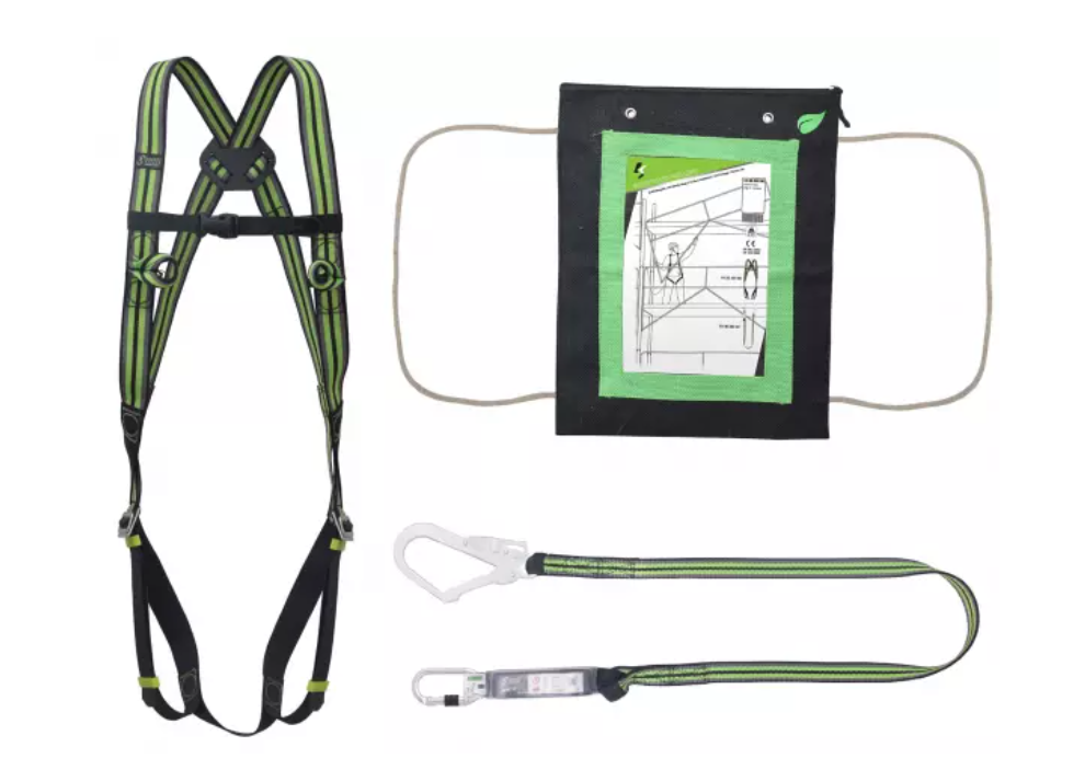 Kratos Safety Állványzati Biztonsági Készlet : Fekete/Zöld termék fő termékképe