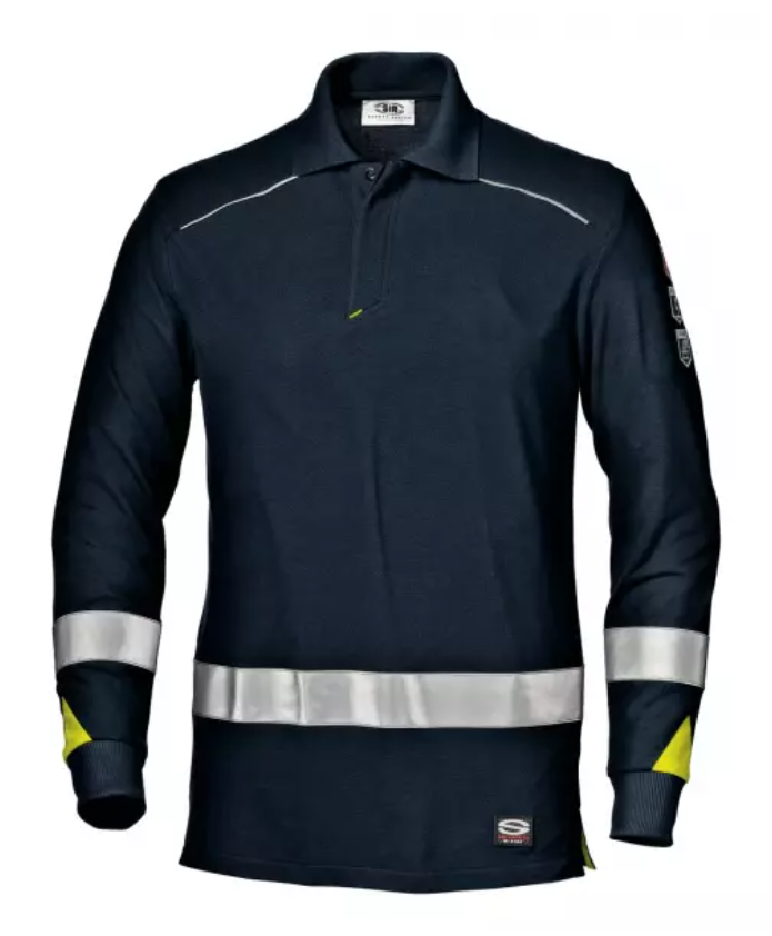 Sir Safety Carlos Multinorm Jól Láthatósági Csíkos Pólóing termék fő termékképe