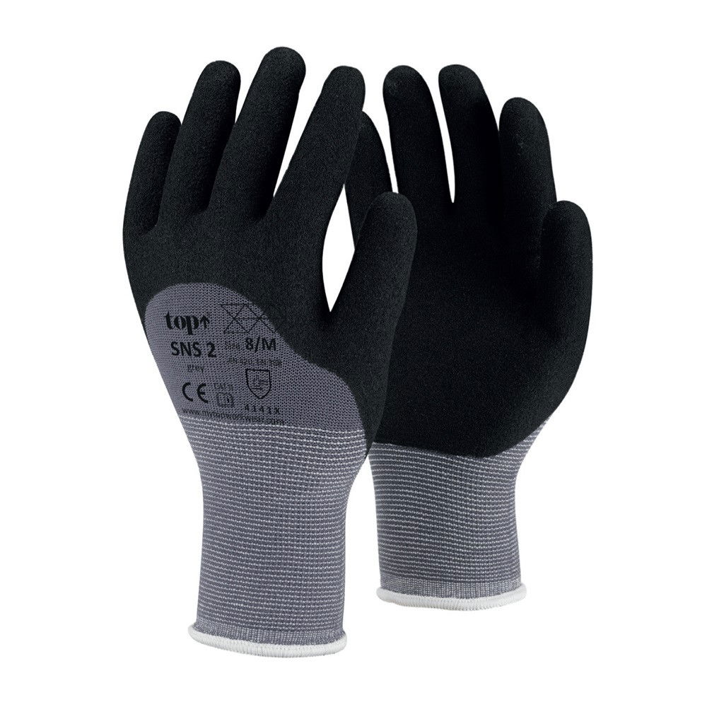 Top SNS-2 nitrilhabba ökölcsontig mártott védőkesztyű termék fő termékképe