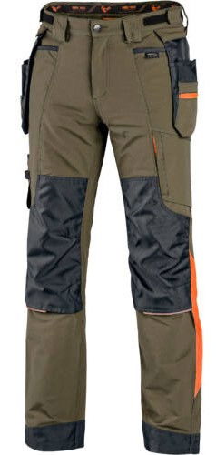 CXS Naos 4irányú stretch deréknadrág khaki termék fő termékképe