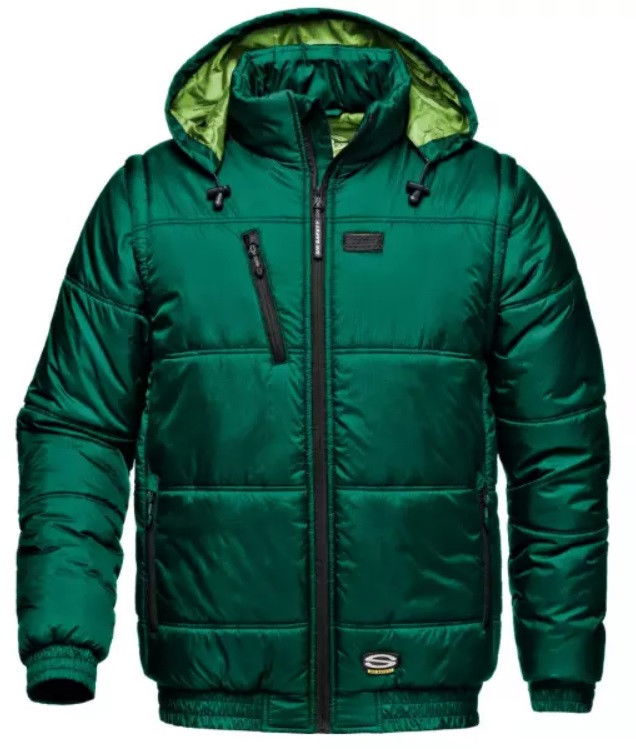 Sir Safety Patrol advance dzseki levehető ujjal, zöld termék fő termékképe