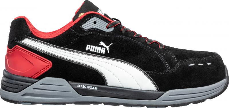 Puma Airtwist BlackRed Low S3 ESD HRO SRC munkavédelmi cipő termék fő termékképe
