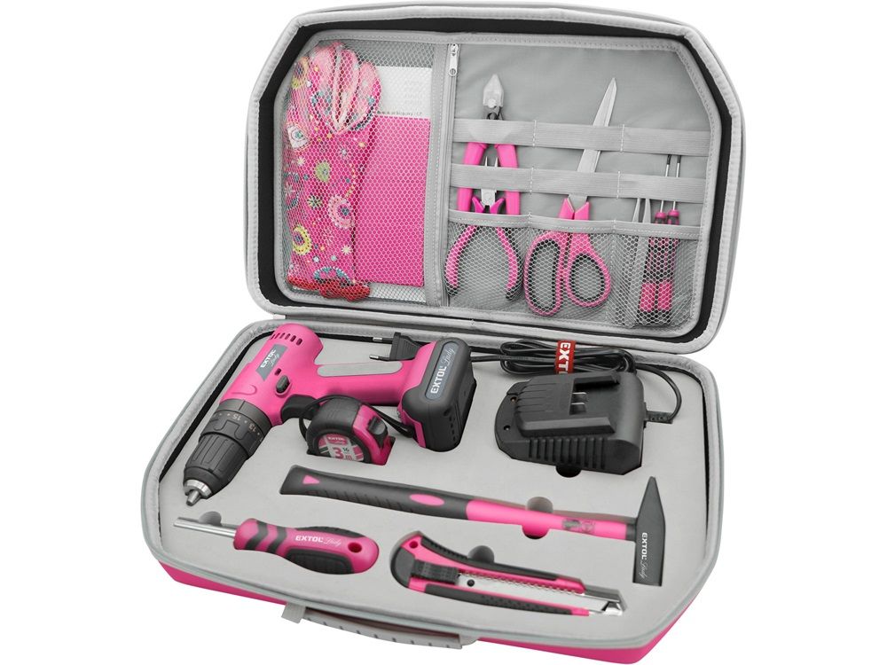 Extol Lady akkus ütvefúró szerszámkészlettel termék fő termékképe