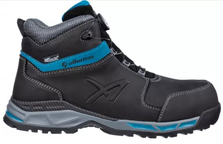 Albatros Tofane black QL Mid S3 ESD HRO SRC gyorsfűzős munkavédelmi bakancs termék fő termékképe