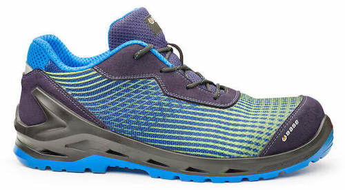 Base i-Cyber Fluo munkavédelmi cipő S1P ESD SRC kék-zöld termék fő termékképe