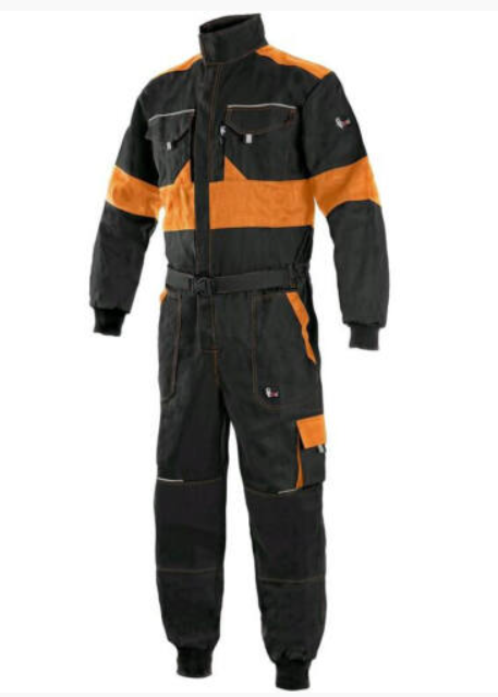 Munkavédelmi Overál - CXS Luxy Robert Fekete-Narancs termék fő termékképe