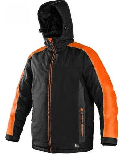CXS Brighton bélelt kabát fekete/narancs termék fő termékképe