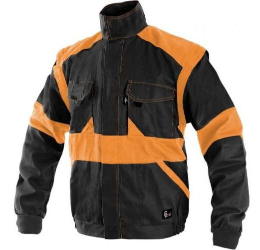 Luxy Eda kabát fekete-narancs termék fő termékképe