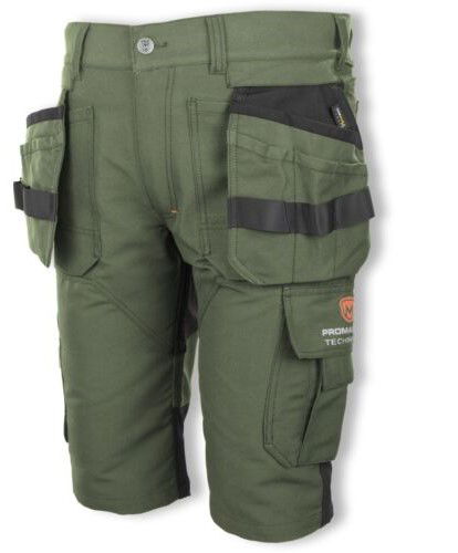 Bennon Erebos stretch derekas rövidnadrág zöld lengőzsebes termék fő termékképe