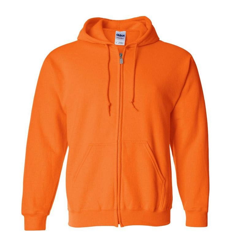 Gildan Kapucnis Cipzáras Pulóver termék fő termékképe
