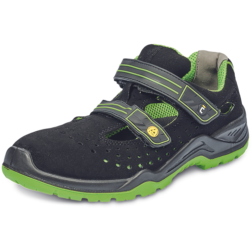 Cerva HALWILL MF ESD S1P SRC szandál fekete termék fő termékképe