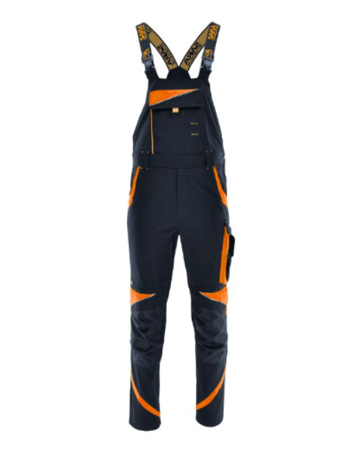 Sara Neoflex kertésznadrág, sötétszürke-narancs termék fő termékképe