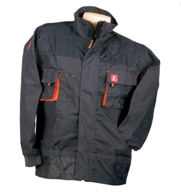 Urgent kabát Urgent-A fekete-narancs termék fő termékképe