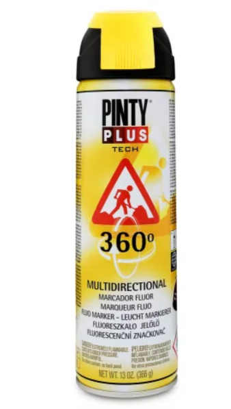 PINTY PLUS TECH JELÖLŐ SPRAY SÁRGA (AMARILLO) T146 500ML termék fő termékképe