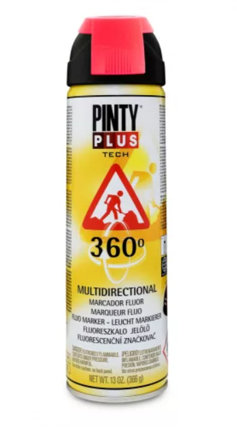 PINTY PLUS TECH JELÖLŐ SPRAY PIROS (ROJO) T107 500ML termék fő termékképe