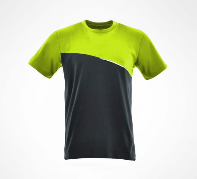 Sara Comfort Plus 100% Pamut póló - fekete-sárga termék fő termékképe