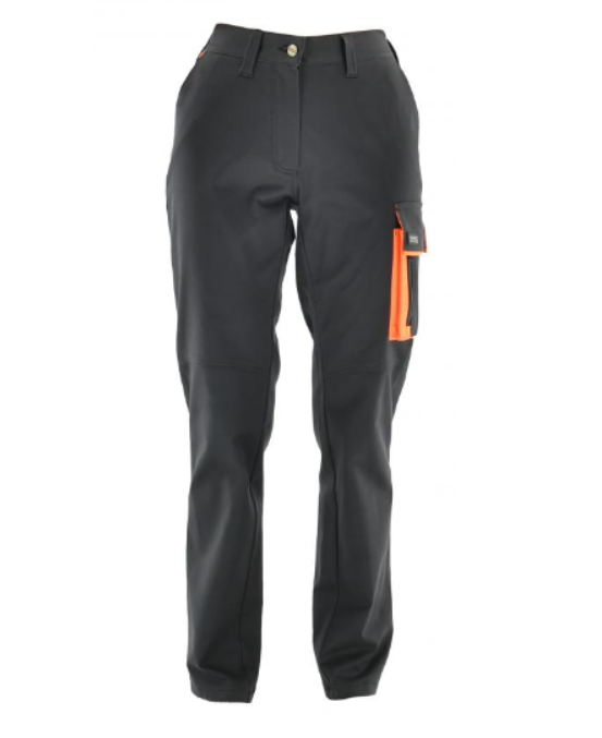 Sara Hera női deréknadrág - s.szürke - narancs termék fő termékképe