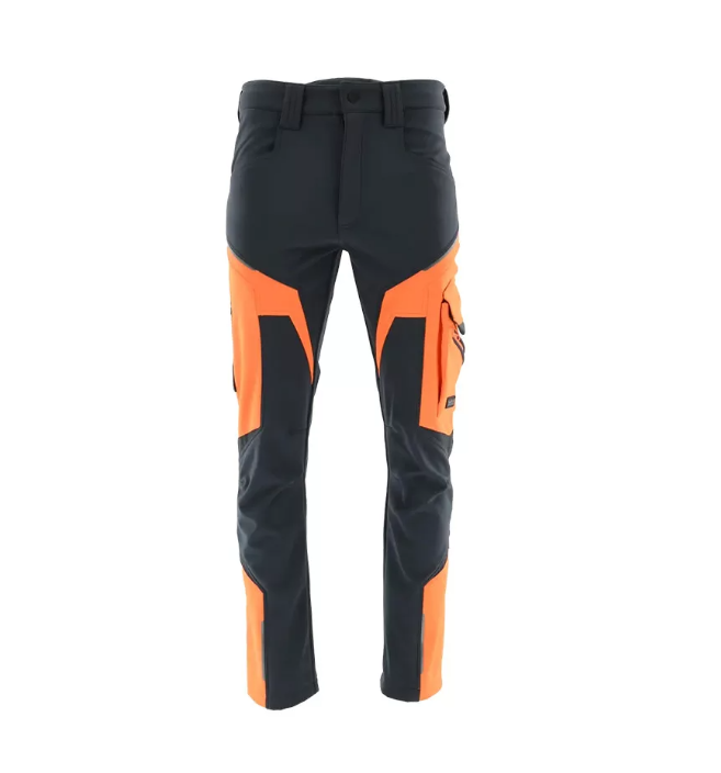 Sara Comfort Winter bélelt softshell deréknadrág - szürke-narancs termék fő termékképe