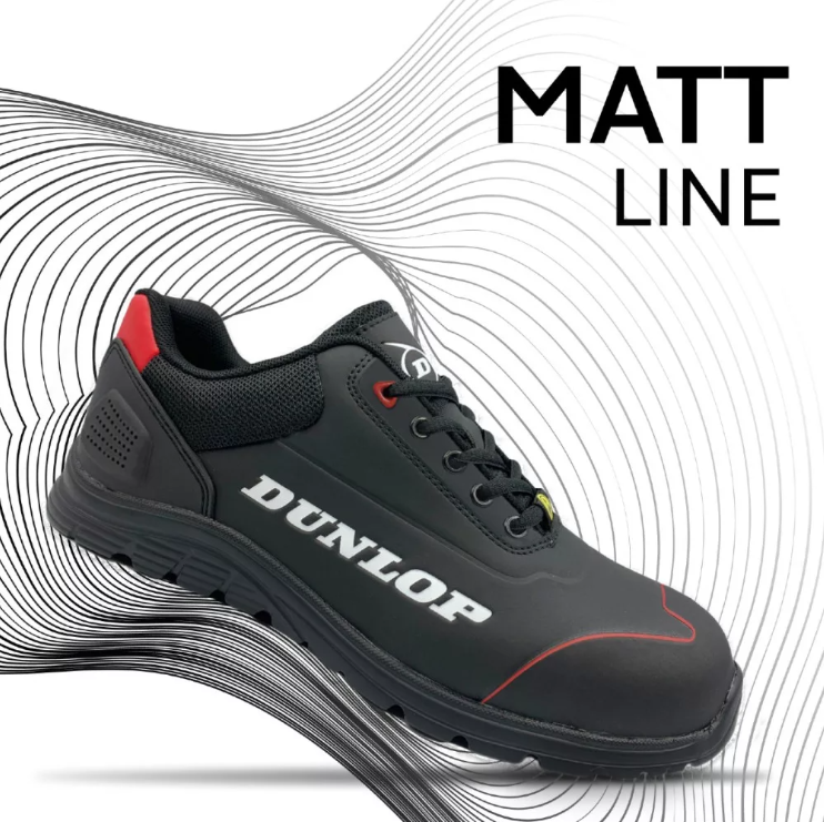 Dunlop Matt Black S3 ESD félcipő termék fő termékképe