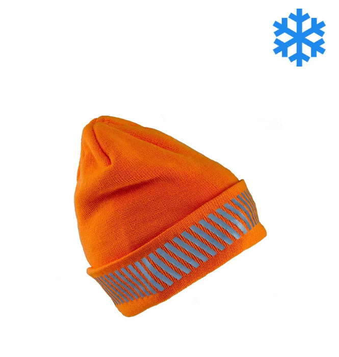 Urgent 7021 jólláthatósági kötött sapka - Narancs termék fő termékképe