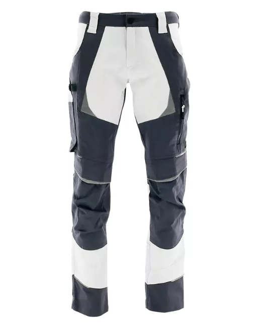 Sara Cottonflex deréknadrág - fehér - szürke termék fő termékképe