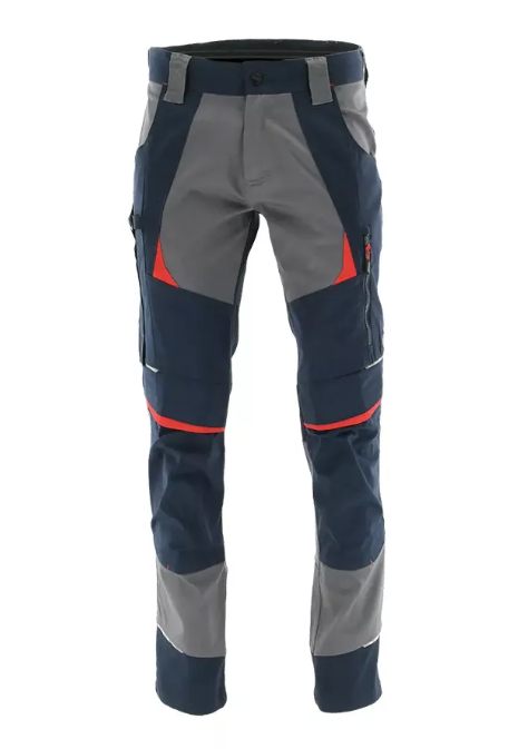 Sara Cottonflex deréknadrág - navy kék - sötétszürke termék fő termékképe