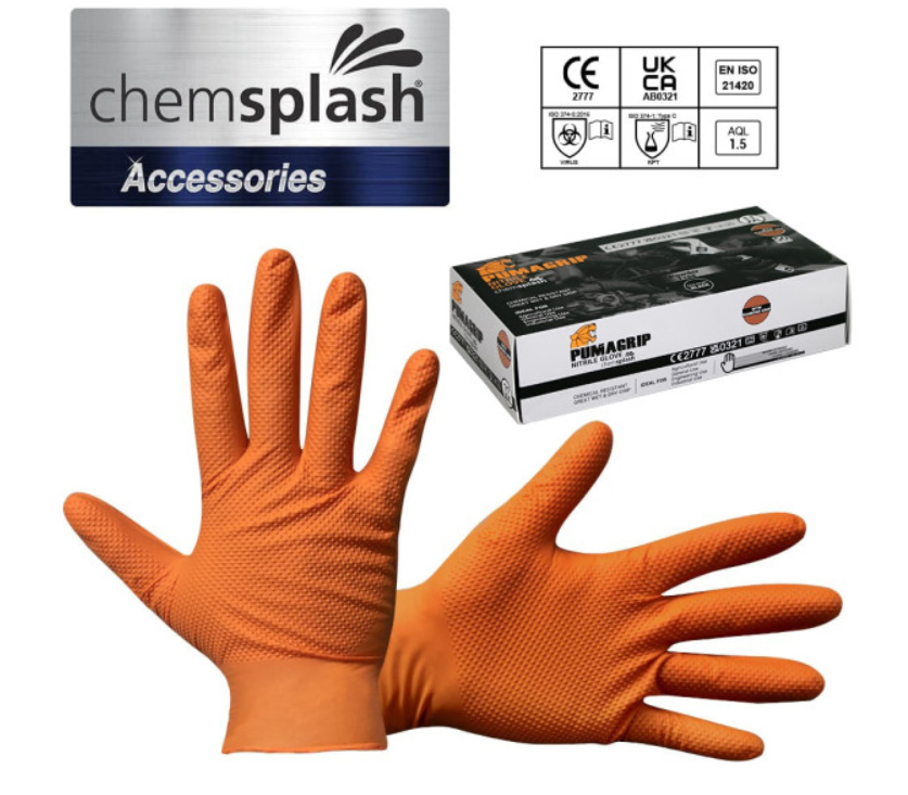 Chemsplash SumoGrip egyszerhasználatos púdermentes nitril kesztyű (50db) termék fő termékképe