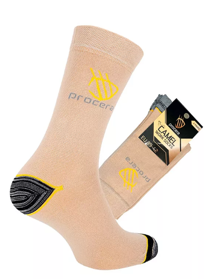 Procera Camel erősített bokazokni , bézs, 2pár termék fő termékképe