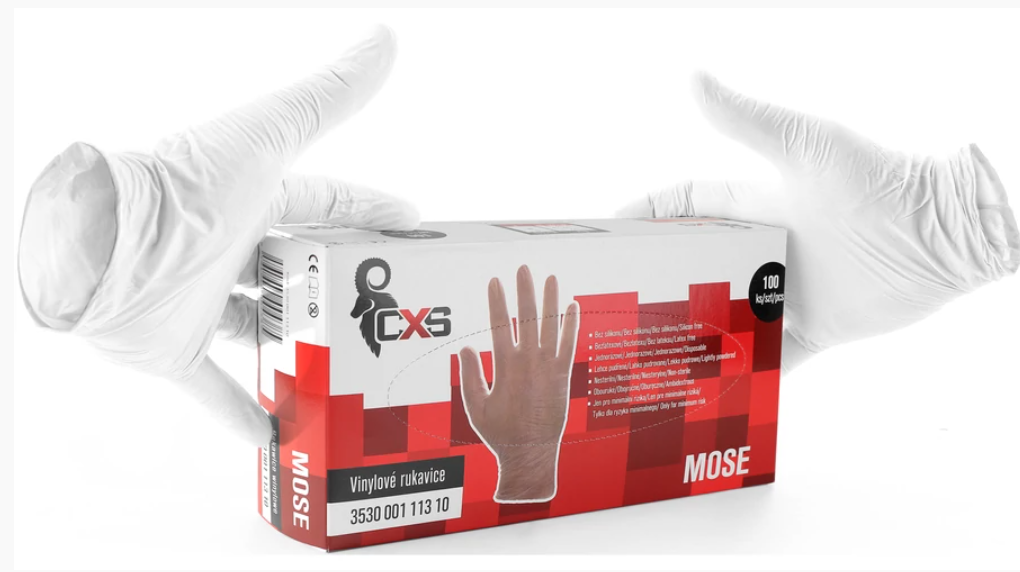 CXS Mose egyszer használatos vinyl kesztyű termék fő termékképe