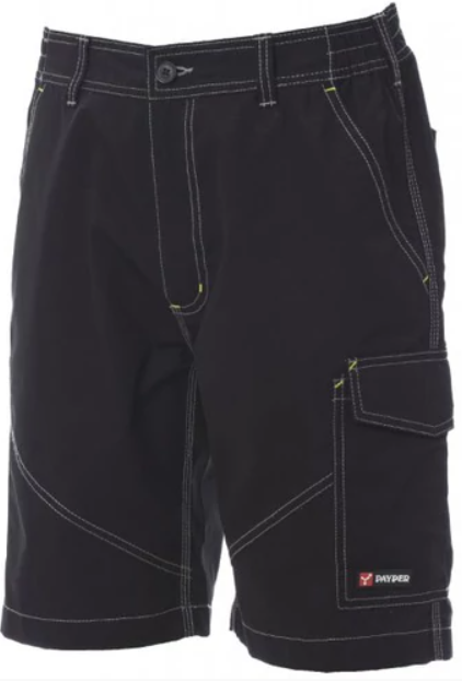 Payper Caracas ripstop, pamut rövidnadrág fekete termék fő termékképe