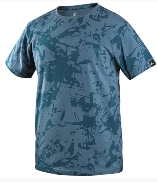 CXS Merlin póló petrol kék pamut-stretch termék fő termékképe