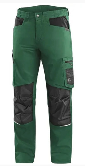 CXS Solis derekas stretch nadrág, zöld/fekete termék fő termékképe