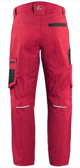 CXS Solis derekas stretch nadrág, piros/fekete termék fő termékképe