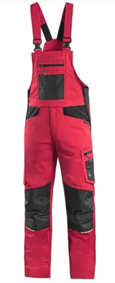 CXS Solis stretch kertésznadrág, piros/fekete termék fő termékképe